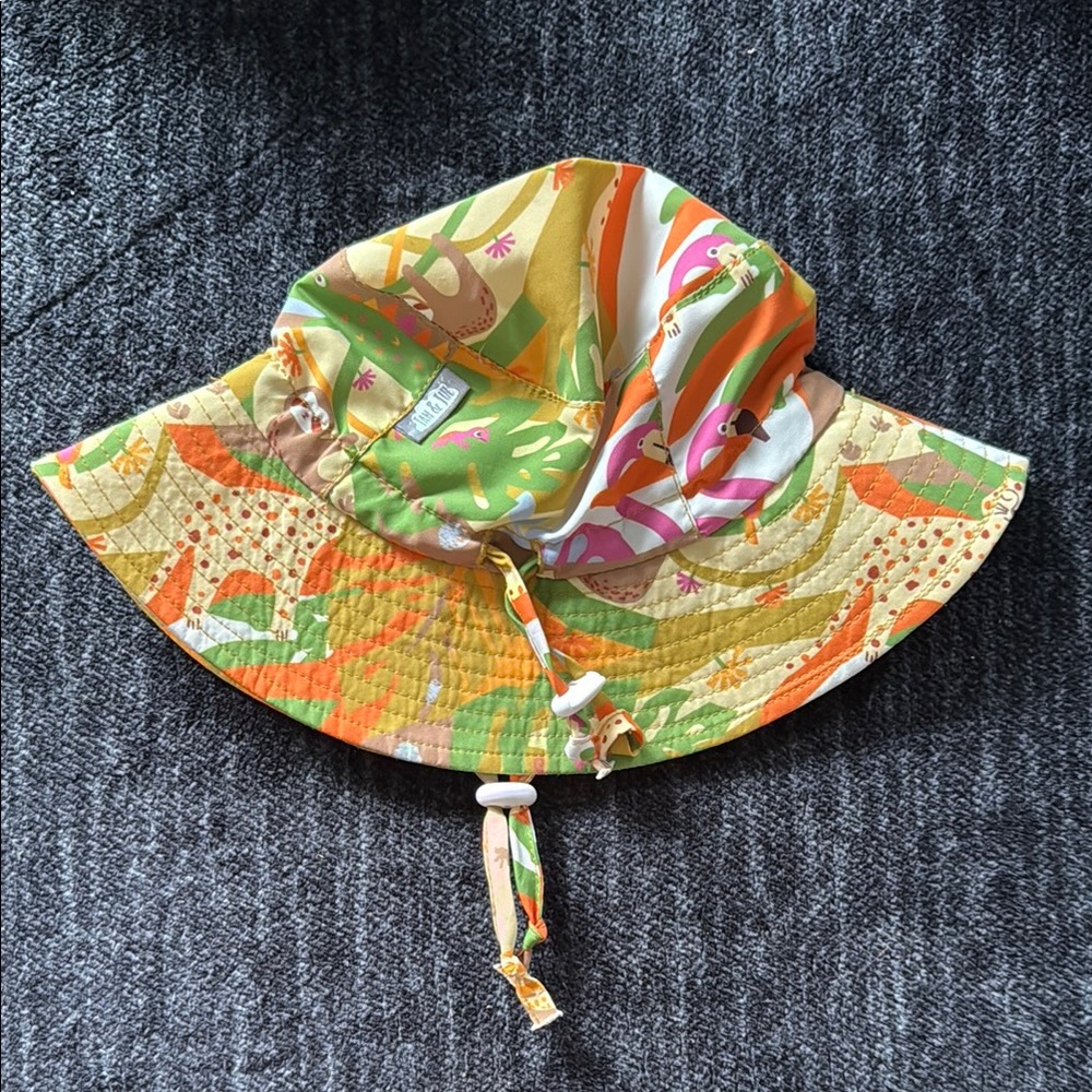 2 for 20 Jan & Jul Zoo Print Sun Hat 0/6 Months